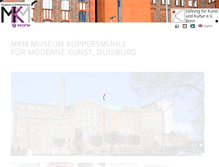 Tablet Screenshot of museum-kueppersmuehle.de